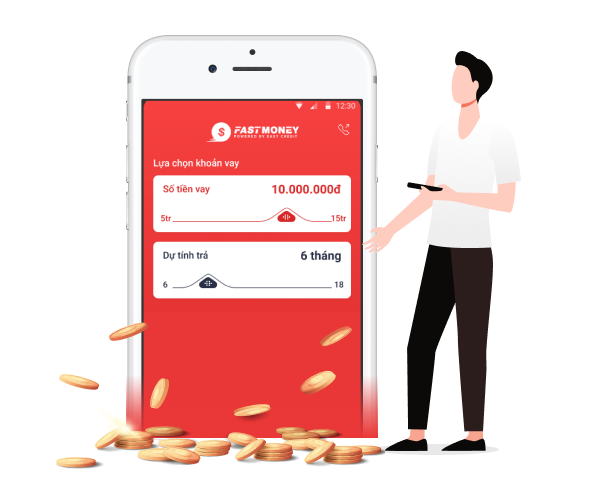 FastMoney - Vay tiền online nhanh. Nhận tiền chỉ trong 5 phút